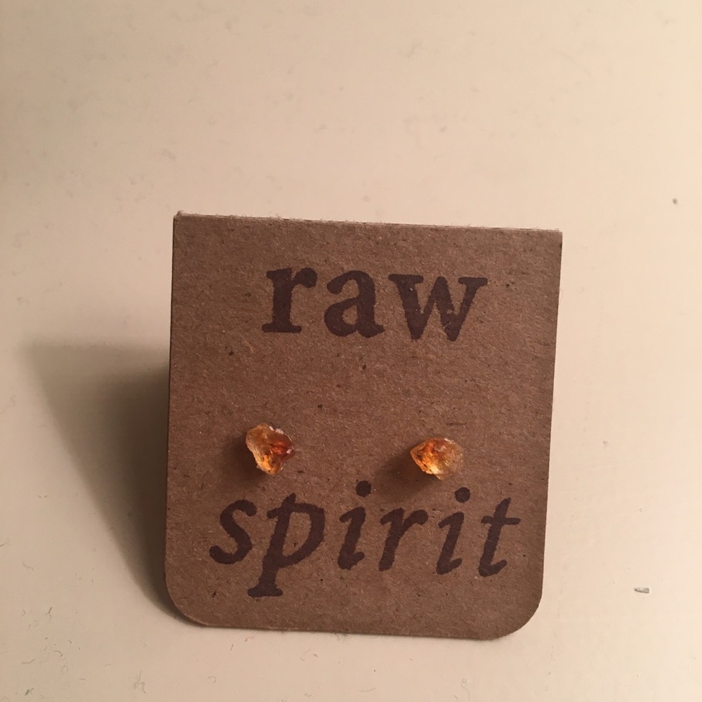 Raw Himalayan Salt Earrings
